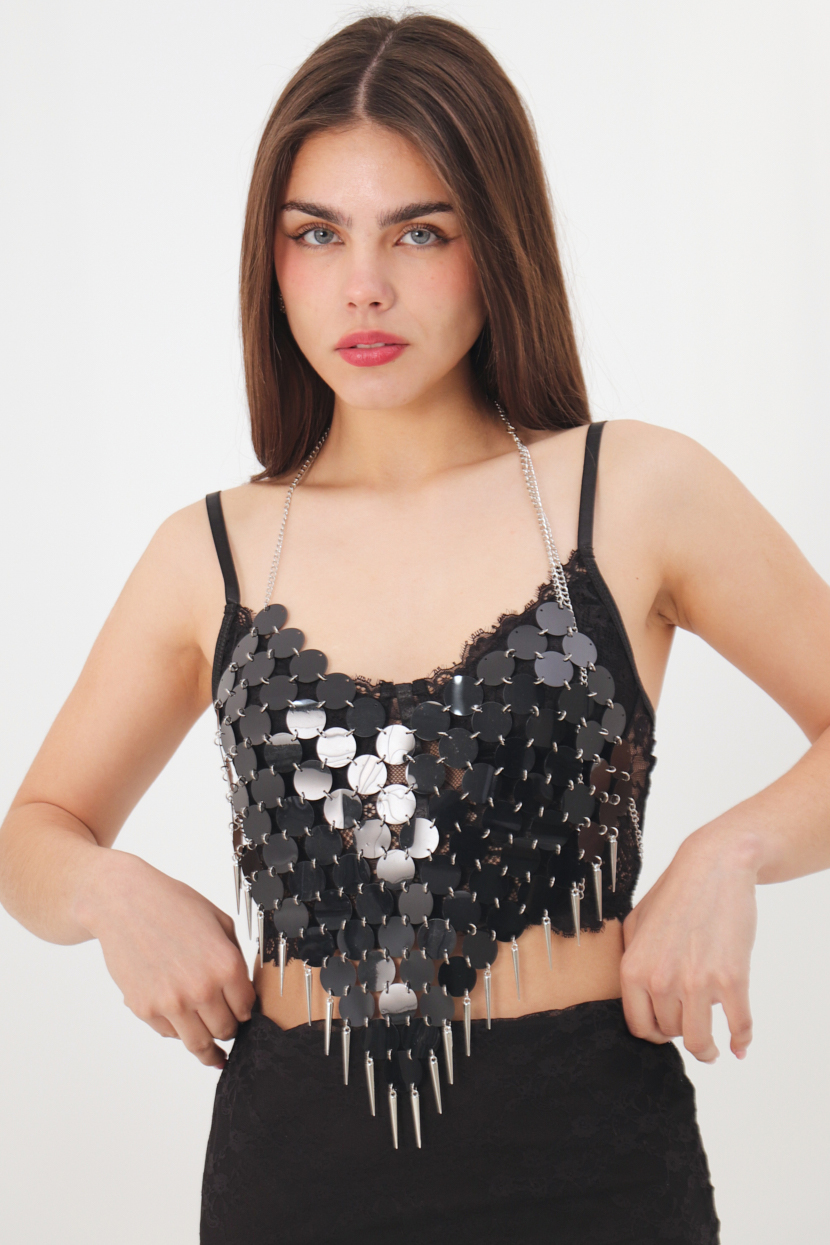 TOP LENTEJUELA ZOE