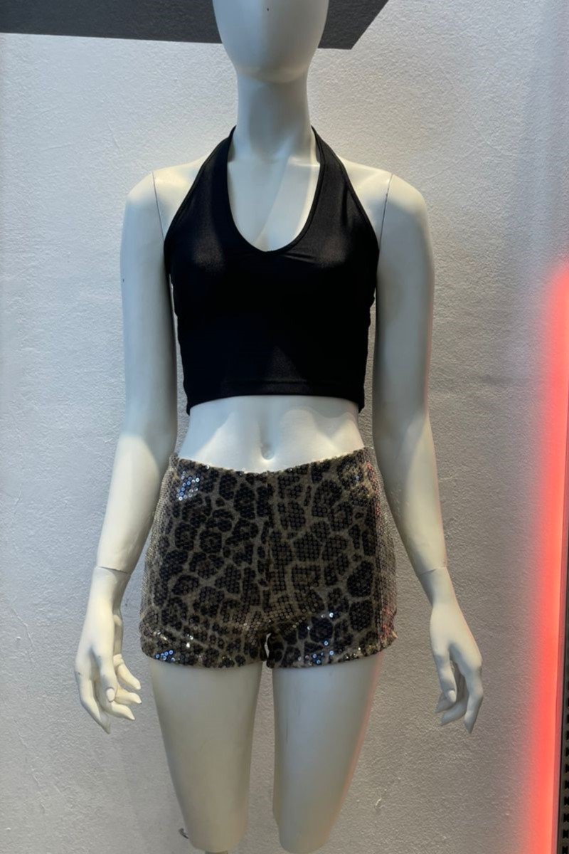 Short Animal Lentejuela