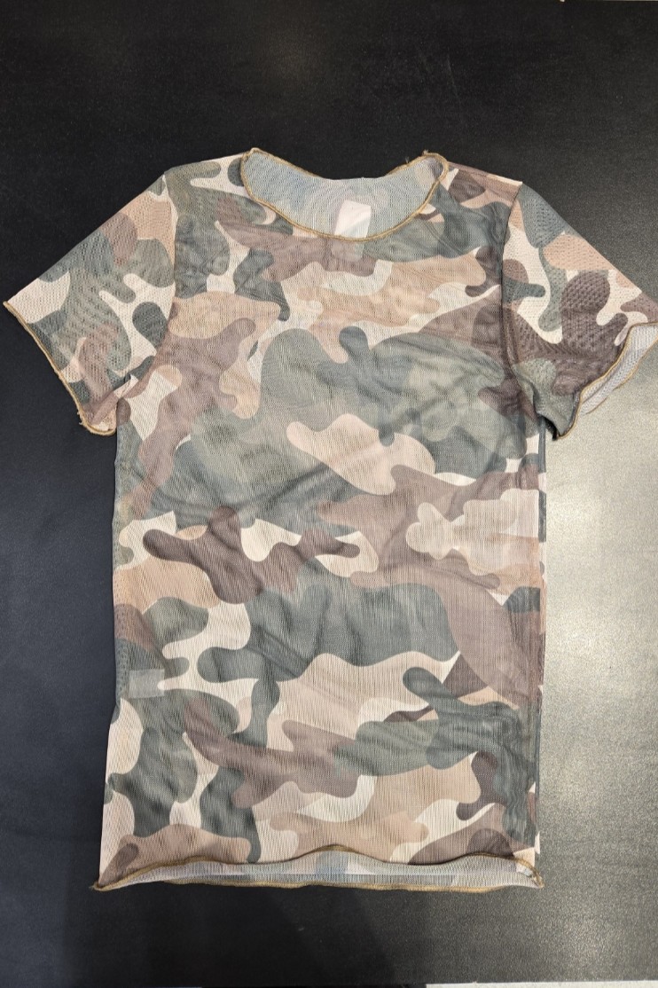 REMERA MANGA CORTA TUL MILITAR