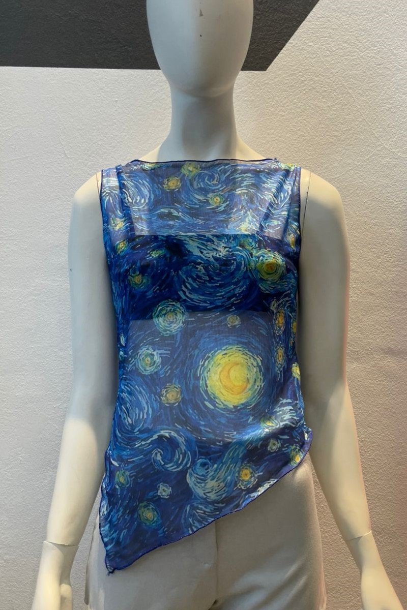 Musculosa tul Estrella