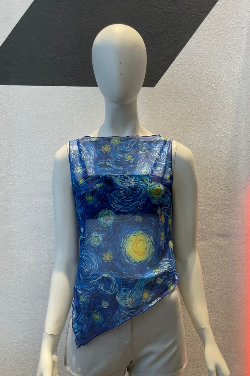 Musculosa tul Estrella