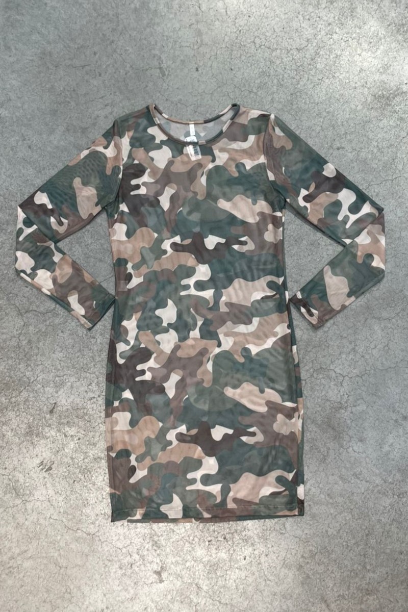 Vestido tul militar