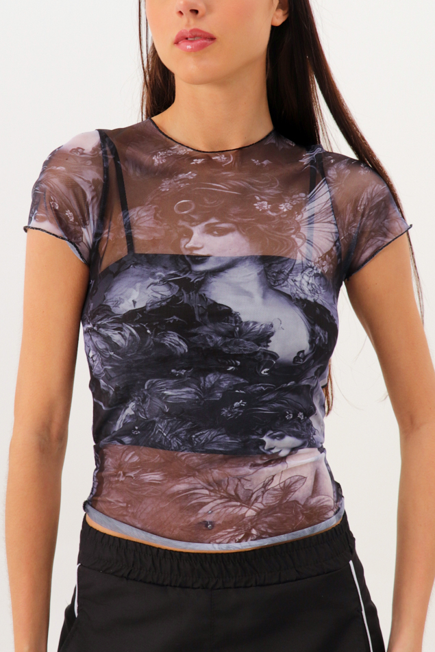 Remera m/corta tul hada Lyn
