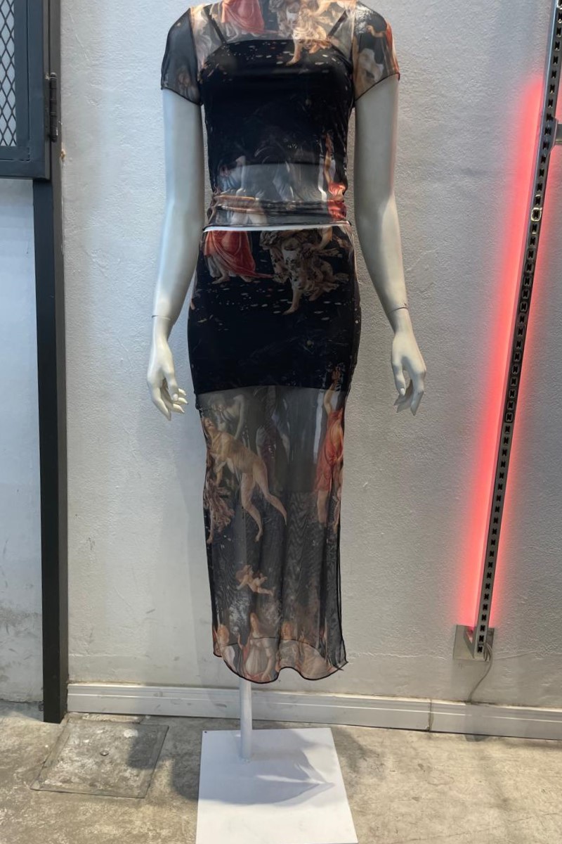 Pollera tul Cayetana