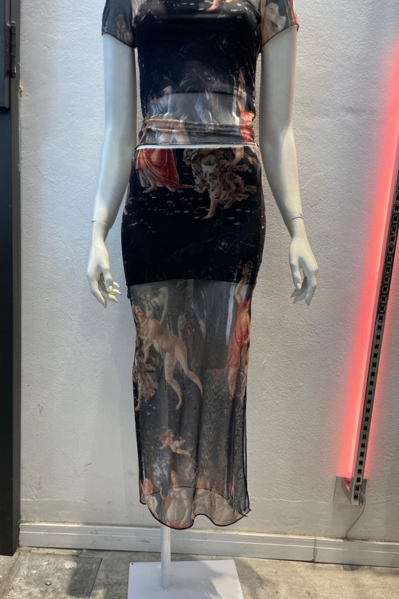 Pollera tul Cayetana