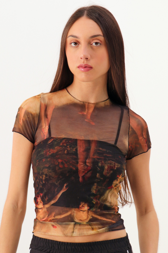 REMERA MANGA CORTA TUL DANCE