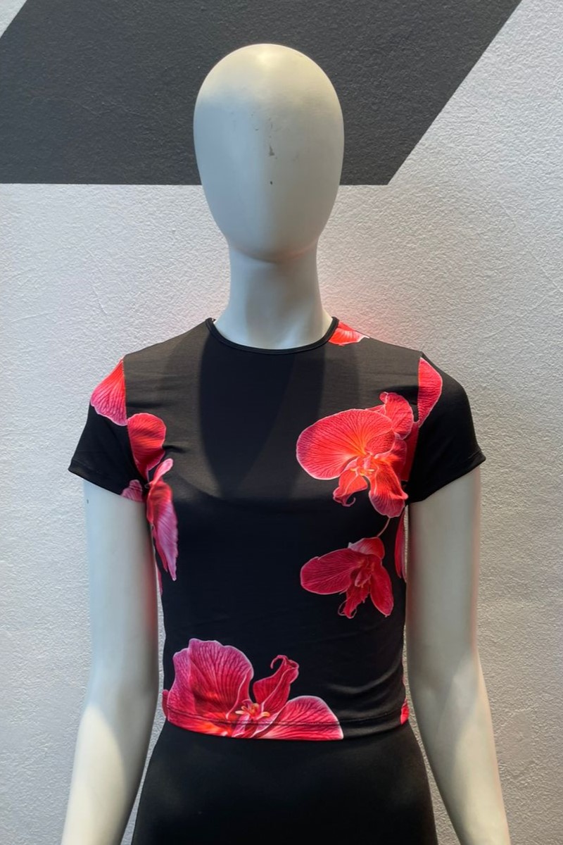 Remera lycra Flor