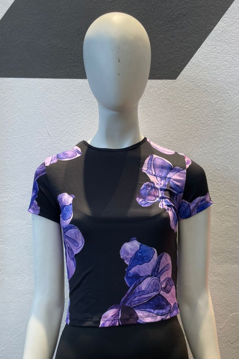 Remera lycra Flor