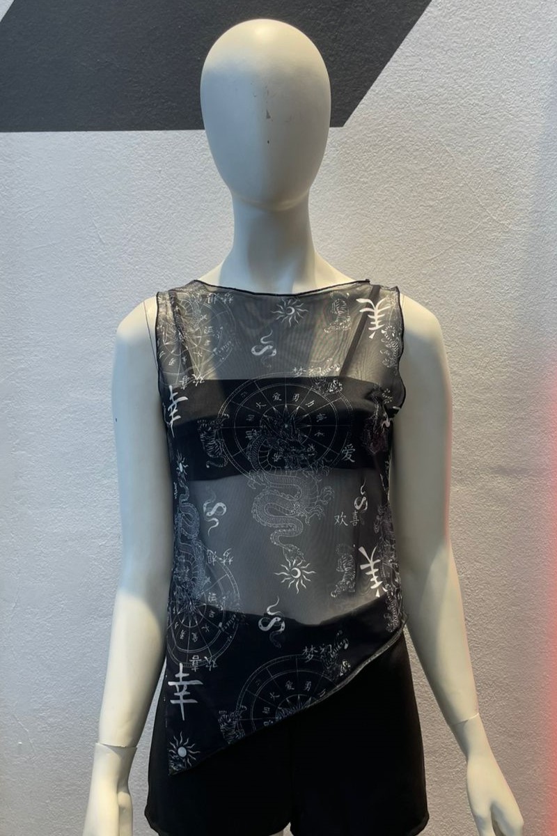 Musculosa tul Zodiaco