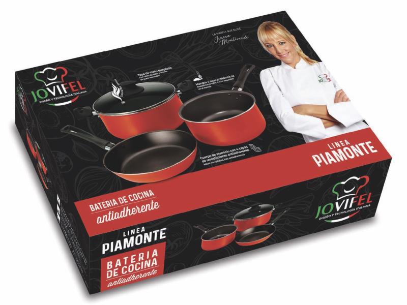 SET LÍNE PIAMONTE 3 PIEZAS ANTIADHERENTE