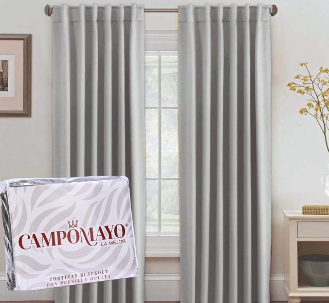 BULTO X12 - Cortina Blackout línea Clásica Presilla Oculta - Campomayo