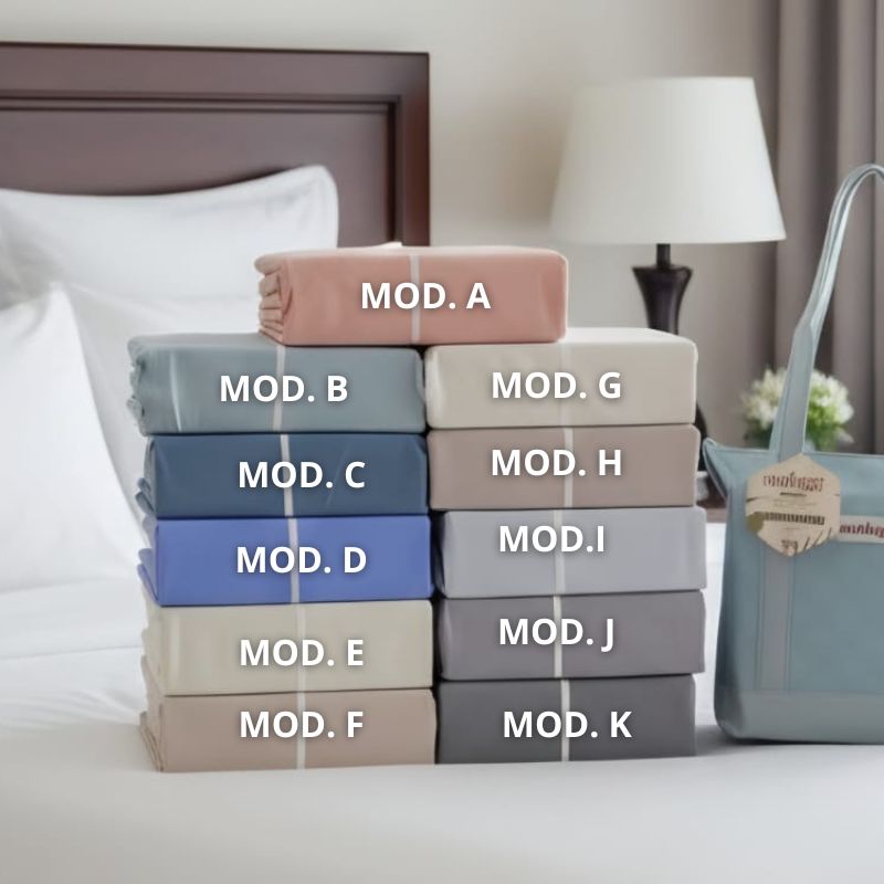 JUEGO DE SÁBANAS CON CARTERA DE REGALO CAMPOMAYO