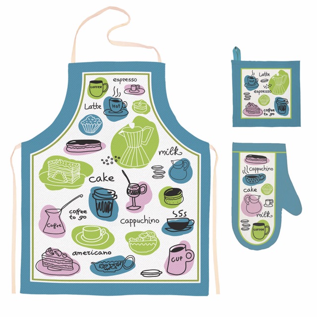 DELANTAL DE COCINA ESTAMPADO VS MOTIVOS