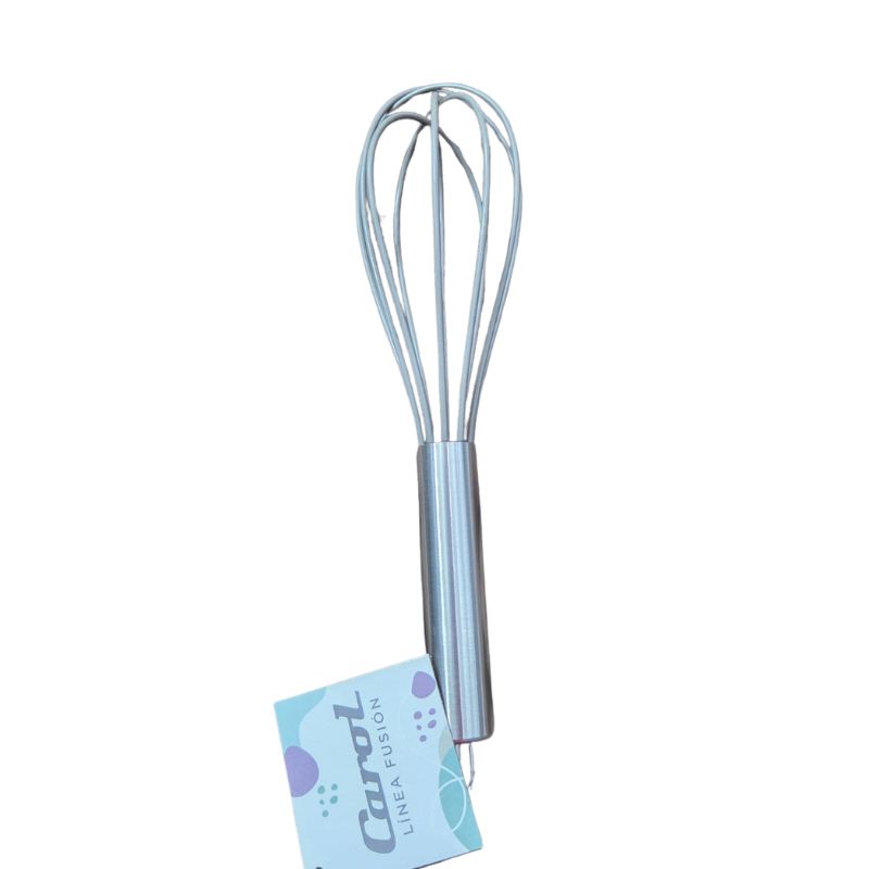 BATIDOR DE ACERO CON SILICONA CAROL