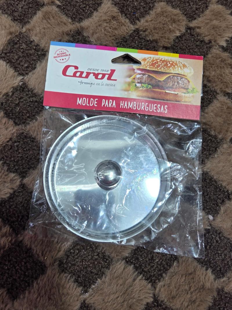 MOLDE PARA HACER HAMBURGUESAS CAROL