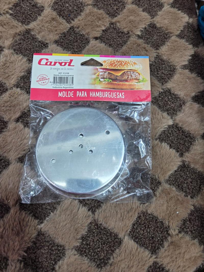 MOLDE PARA HACER HAMBURGUESAS CAROL