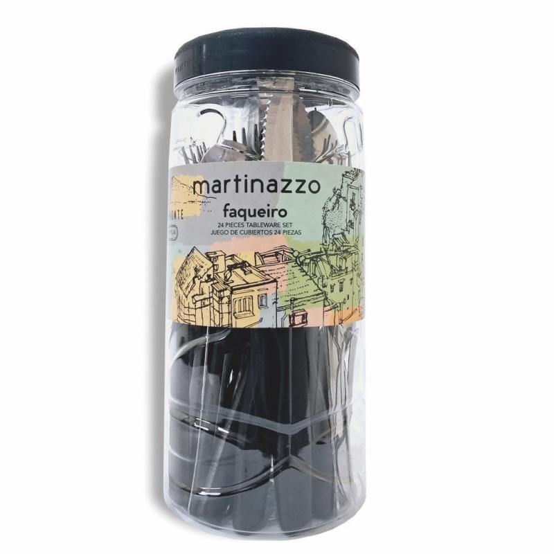 JUEGO DE CUBIERTOS 24 PIEZAS MARTINAZO