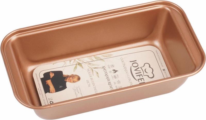 MOLDE BUDÍN INGLES JOFIVEL ANTIADHERENTE COBRE