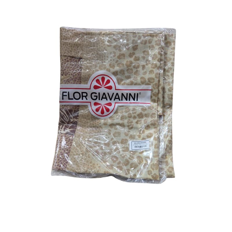 CORTINA CORTA ESTAMPADA FLOR GIAVANNI