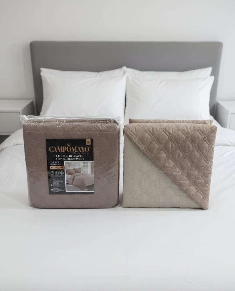 COVER QUILT REVERSIBLE CON FUNDAS 800H CAMPOMAYO