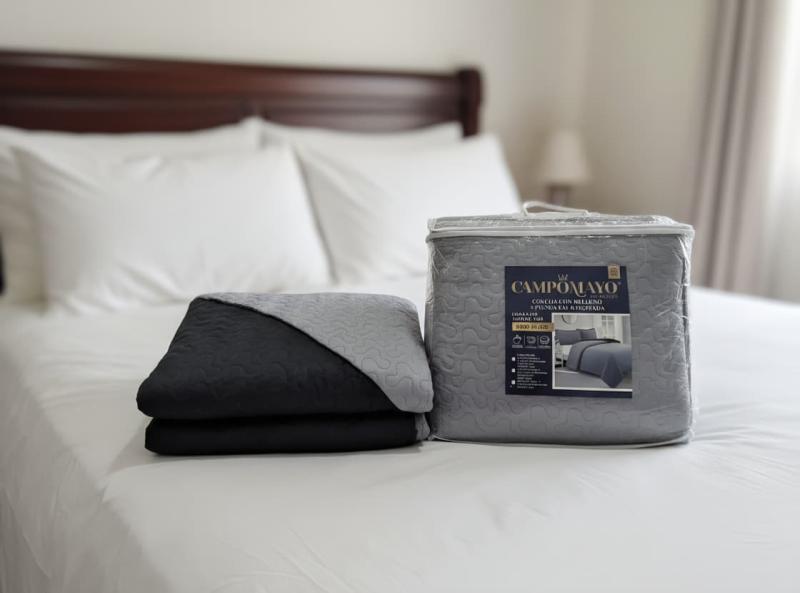 COVER QUILT REVERSIBLE CON FUNDAS 800H CAMPOMAYO