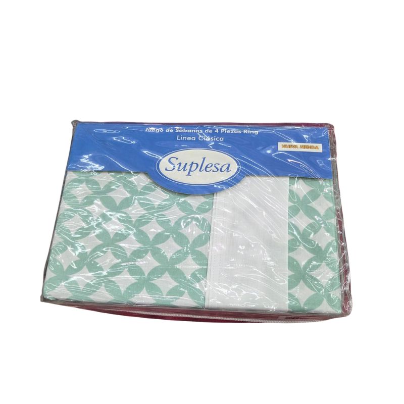 JUEGO DE SÁBANAS SUPLESA KING