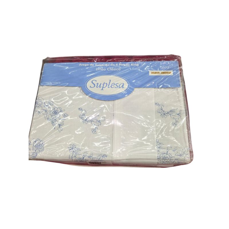 JUEGO DE SÁBANAS SUPLESA KING