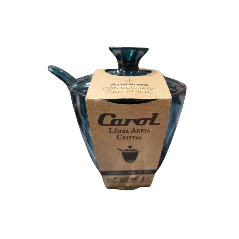 AZUCARERA DE ACRÍLICO CON CUCHARITA CAROL