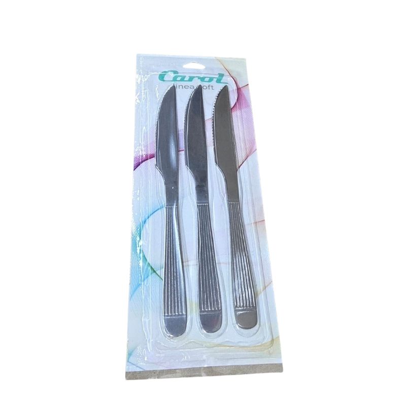 SET X3 CUCHILLOS DE ACERO CAROL