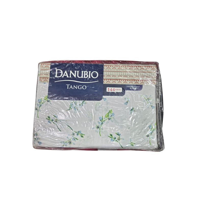 JUEGO DE SÁBANAS DANUBIO KING 144 HILOS