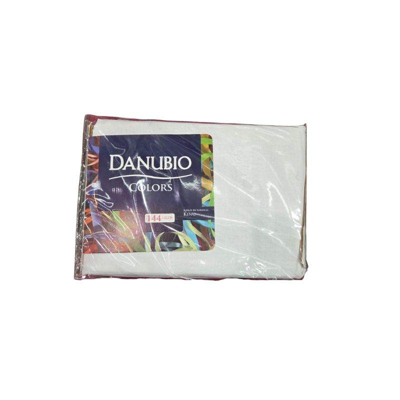 JUEGO DE SÁBANAS DANUBIO KING 144 HILOS