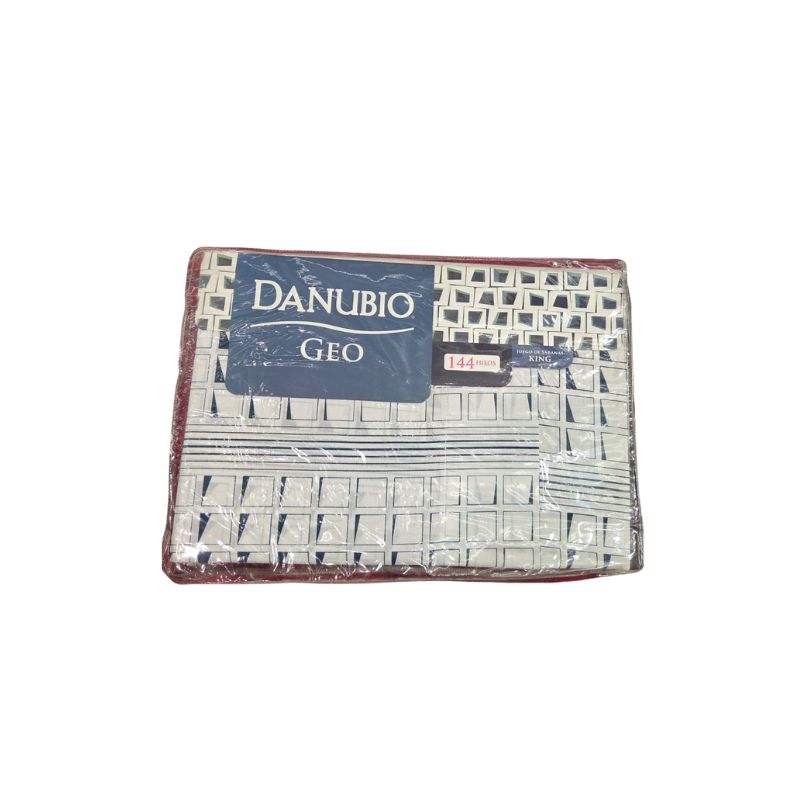 JUEGO DE SÁBANAS DANUBIO KING 144 HILOS