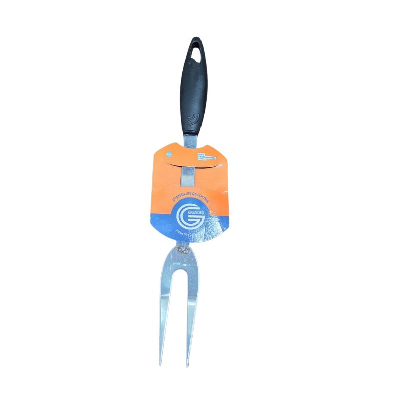 TENEDOR TRINCHANTE DE ACERO CON MANGO