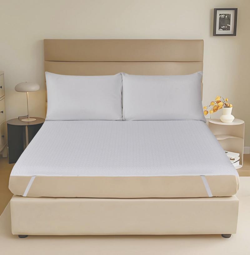 PROTECTOR CUBRE COLCHON MATELASEADO CAMPOMAYO CALIDAD PREMIUM