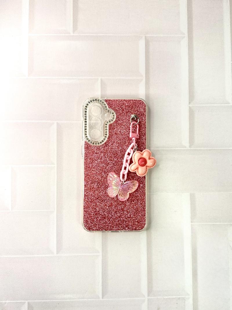 FUNDA DISEÑOS MARIPOSA Y FLOR SAM A55