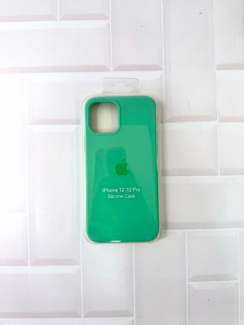 SILICON CASE IPH 12/12 PRO N°32 VERDE PALTA