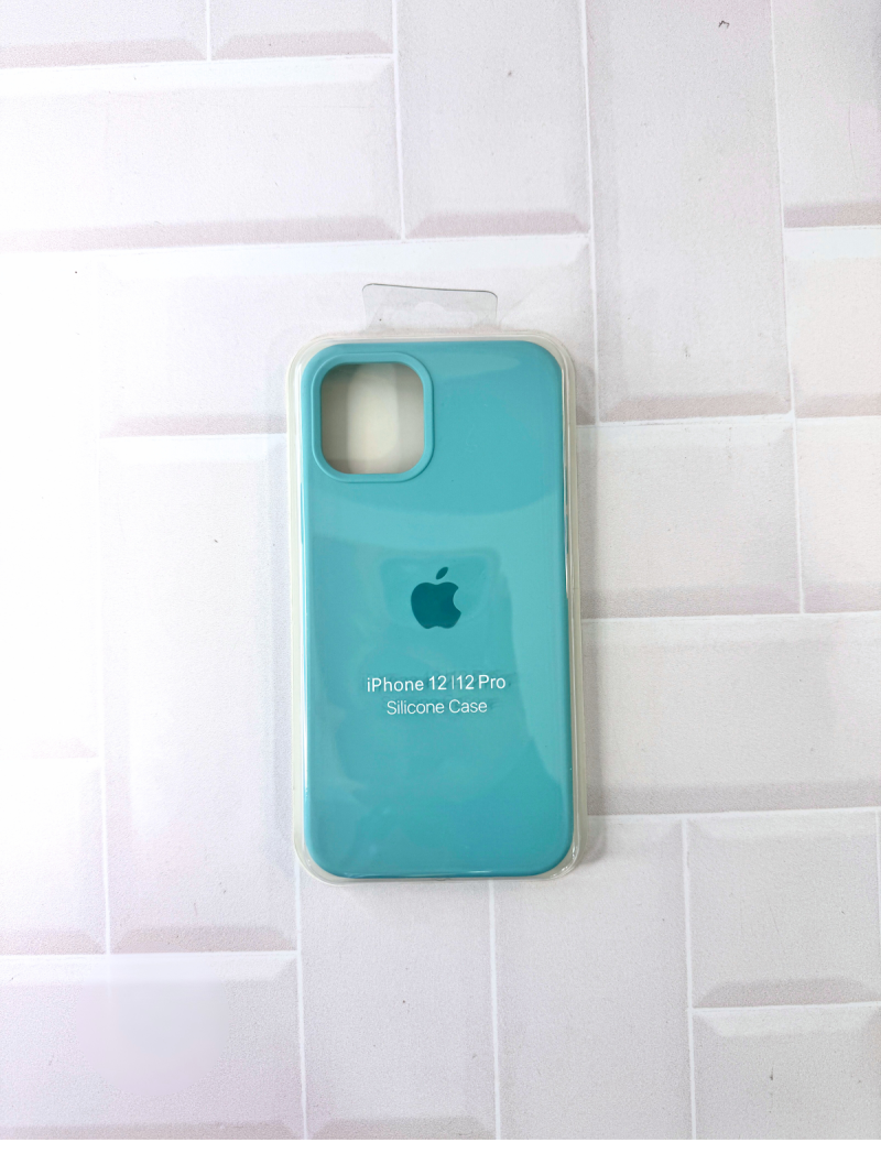 SILICON CASE IPH 12/12 PRO N°17 TURQUESA
