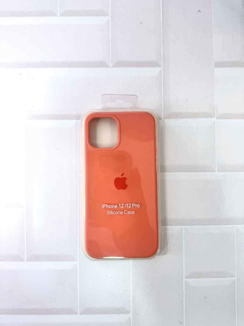 SILICON CASE IPH 12/12 PRO N°27 DURAZNO