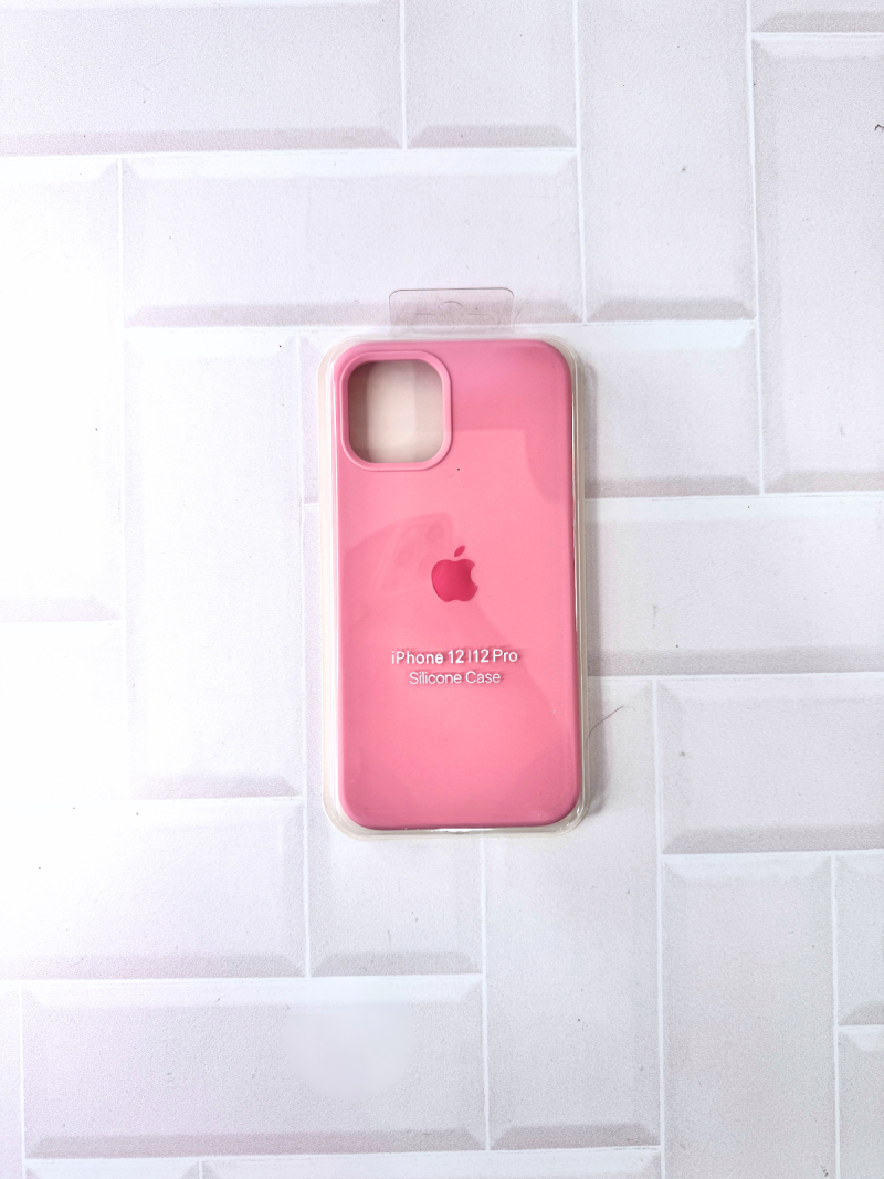 SILICON CASE IPH 12/12 PRO N°6 ROSA CLARO