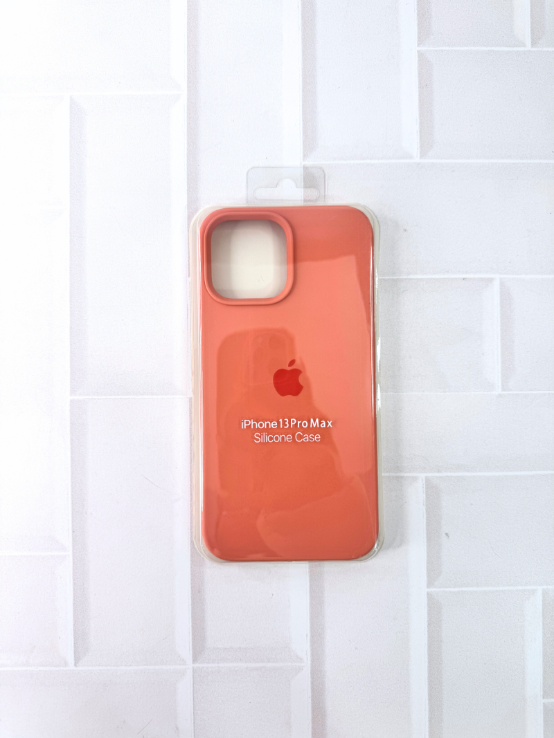 SILICON CASE IPH 13 PRO MAX N°27 DURAZNO