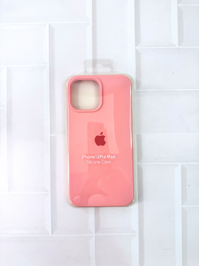 SILICON CASE IPH 13 PRO MAX N°12 ROSA