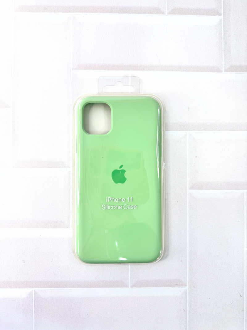 SILICON CASE IPH 11 N°1 VERDE MENTA