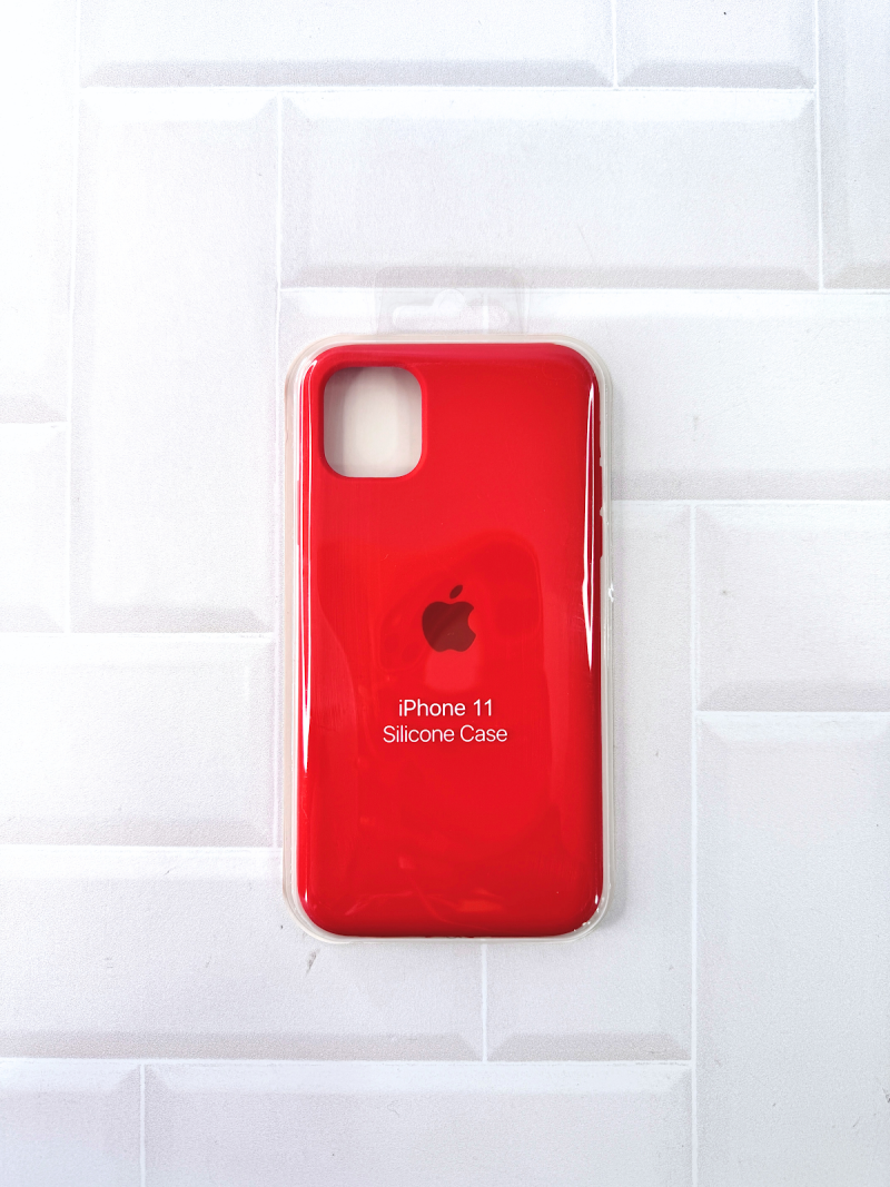 SILICON CASE IPH 11 N°14 ROJO