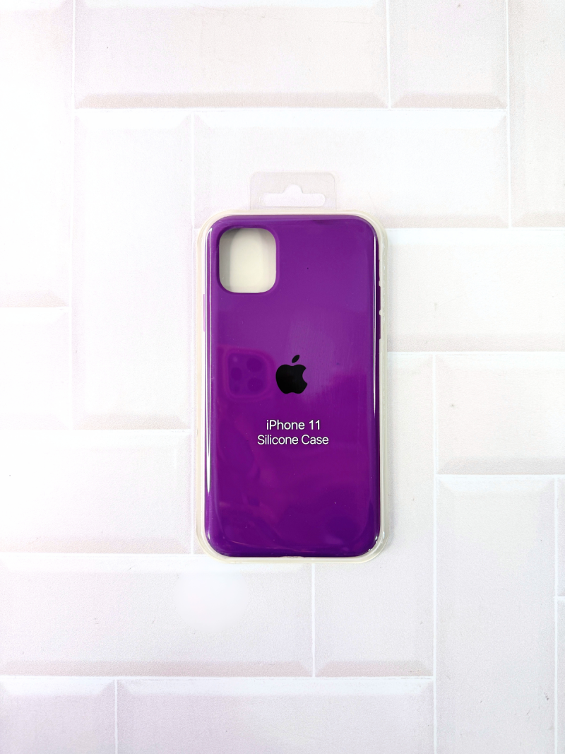 SILICON CASE IPH 11 N°43 PURPURA