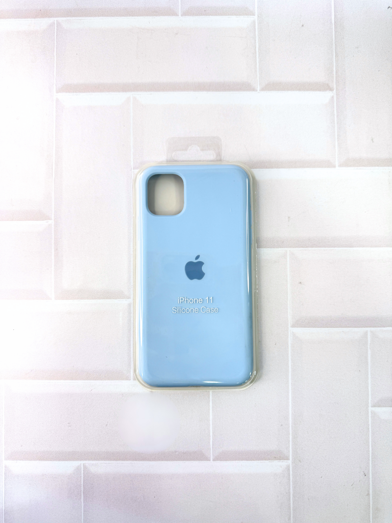 SILICON CASE IPH 11 N°21 CELESTE CLARO