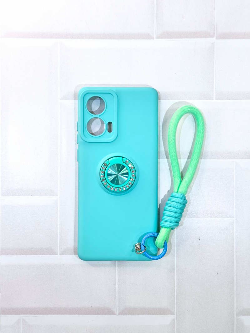 FUNDA SILICONA ANILLO Y CORDON (2) MOTO G24