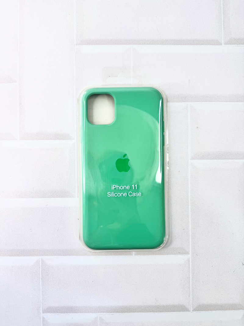 SILICON CASE IPH 11 N°32 VERDE PALTA
