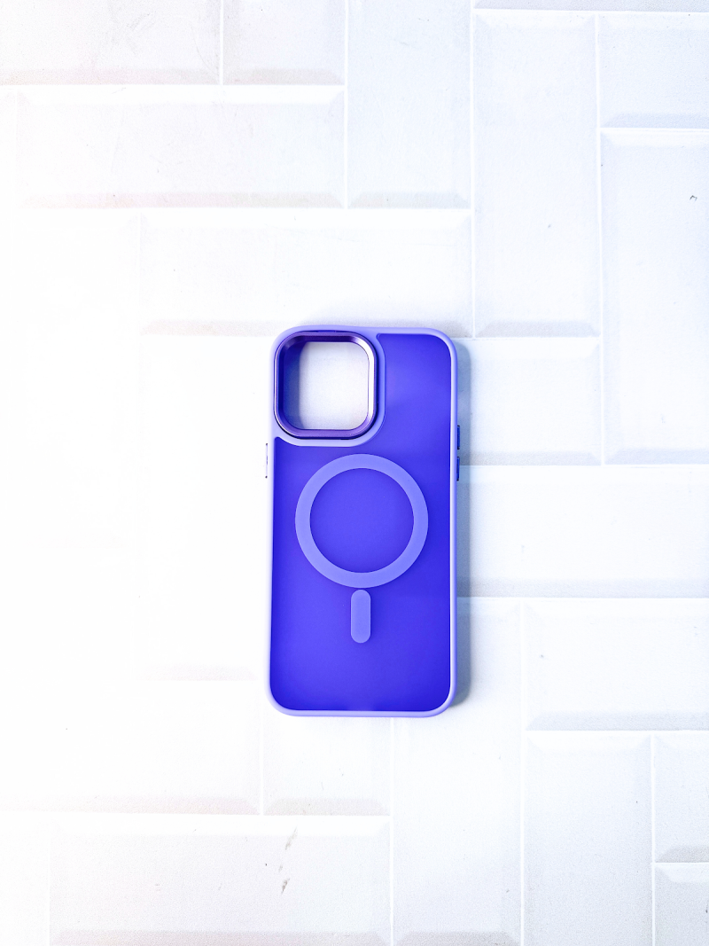 FUNDA COLOR MATE MAGSAFE CON EMPAQUE IPH 12 PRO MAX