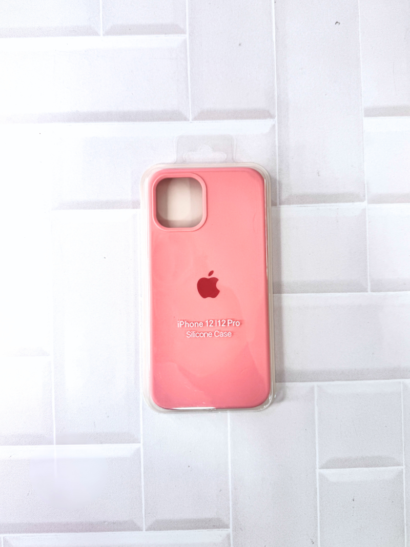 SILICON CASE IPH 12/12 PRO N°12 ROSA