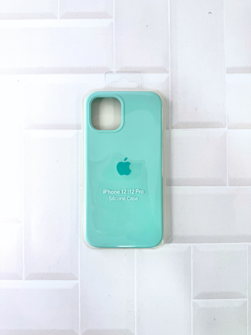SILICON CASE IPH 12/12 PRO N°47 VERDE TURQUESA